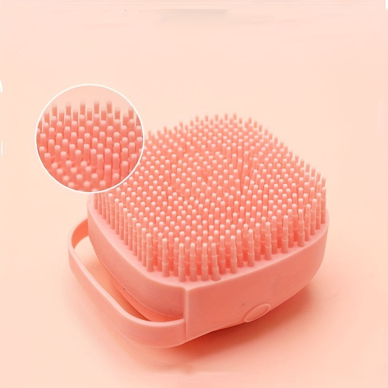 Large Capacity Silicone Pet Bath Brush for Cats and Dogs