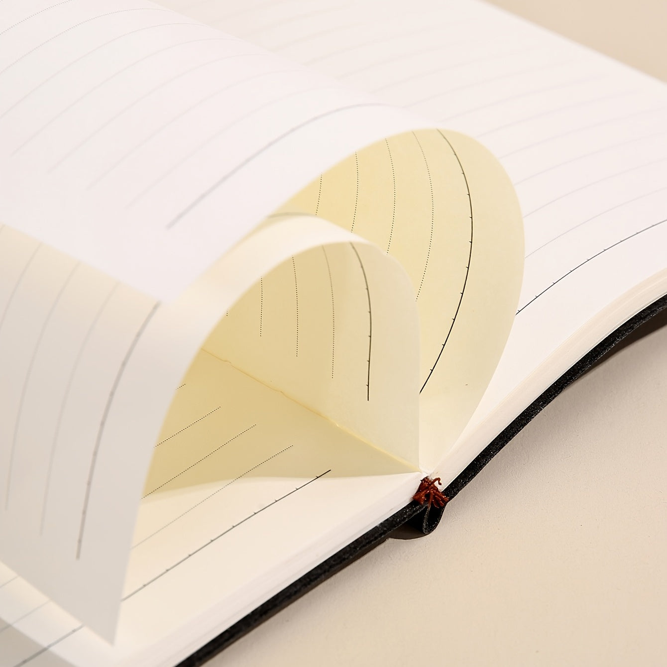 200Pages Leather Business Office Notebook A5 Soft Cover Meeting Record Notebook