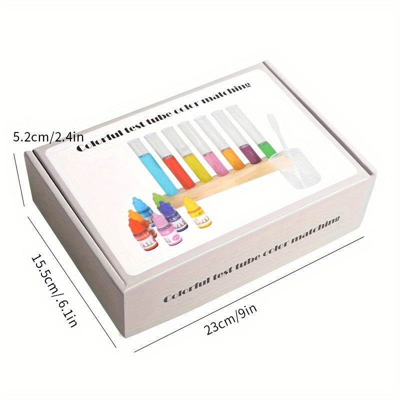 Colorful Test Tube Puzzle Toy for Hand Skills