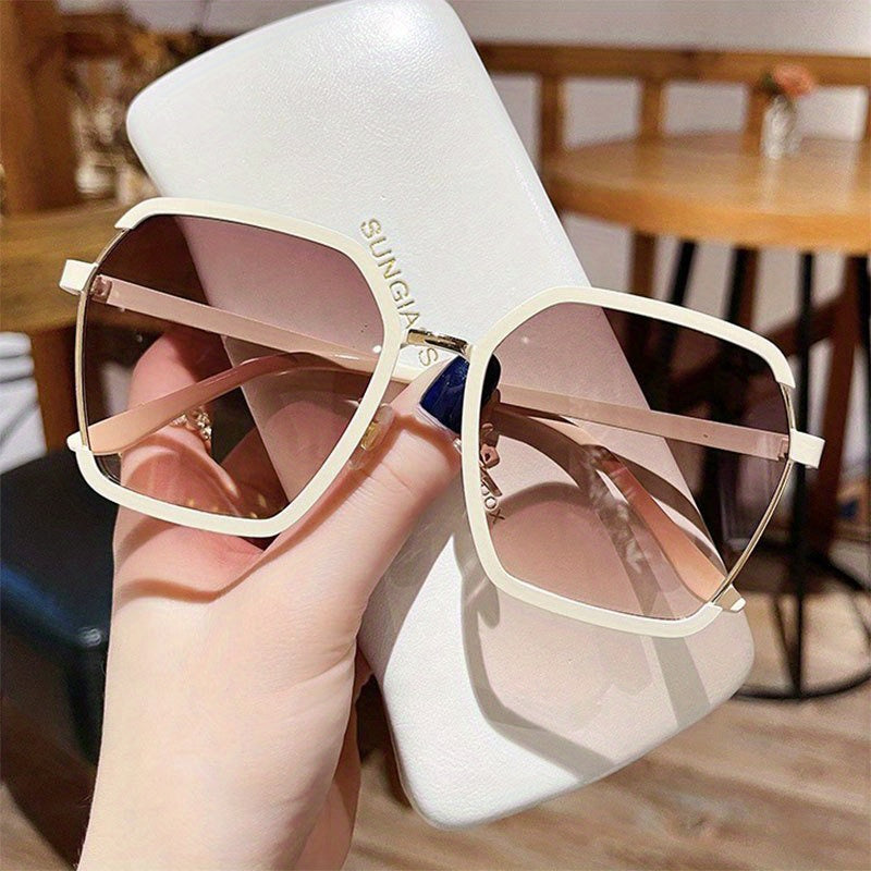 Large Butterfly Sunglasses UV400 Gradient Shades for Driving Beach Travel