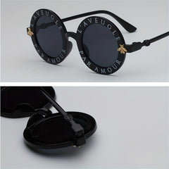 Round Sunglasses Beach Vintage UV400 Shades