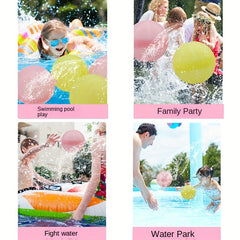 6pcs Reusable Silicone Water Balloon for Summer Activities