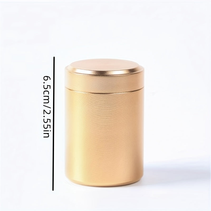 Mini Metal Box Jewelry Storage Stainless Steel Tea Can Small Portable Container