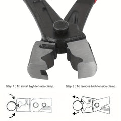 Car Hose Crimping Pliers Vise Collar Clamp Hand Tool