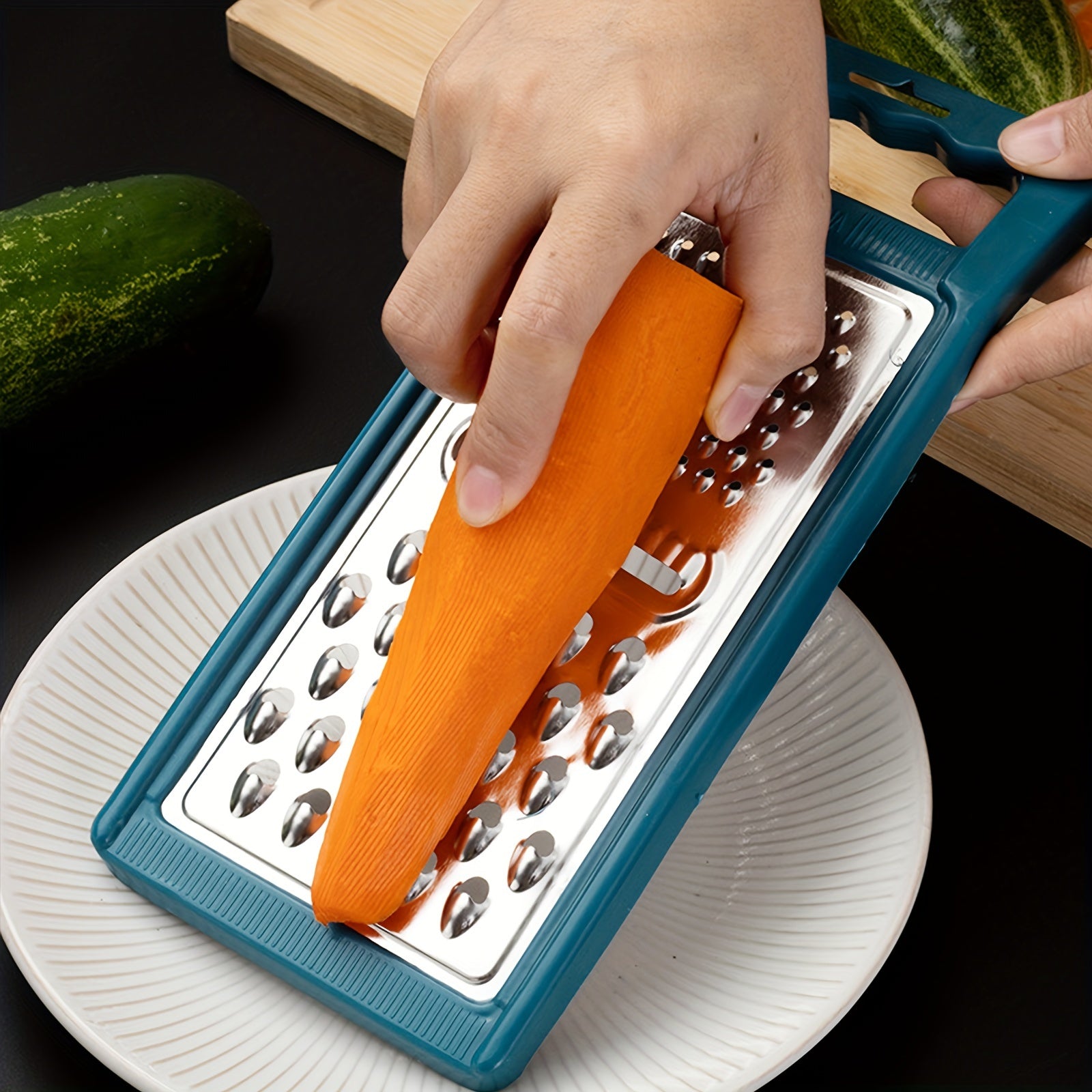 Kitchenware Stainless Steel Flat Grater Three in one Kitchen Tool