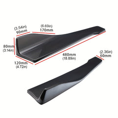 Car Rear Bumper Lip Trim Protector Side Skirt Cover Corner Bumper Guards