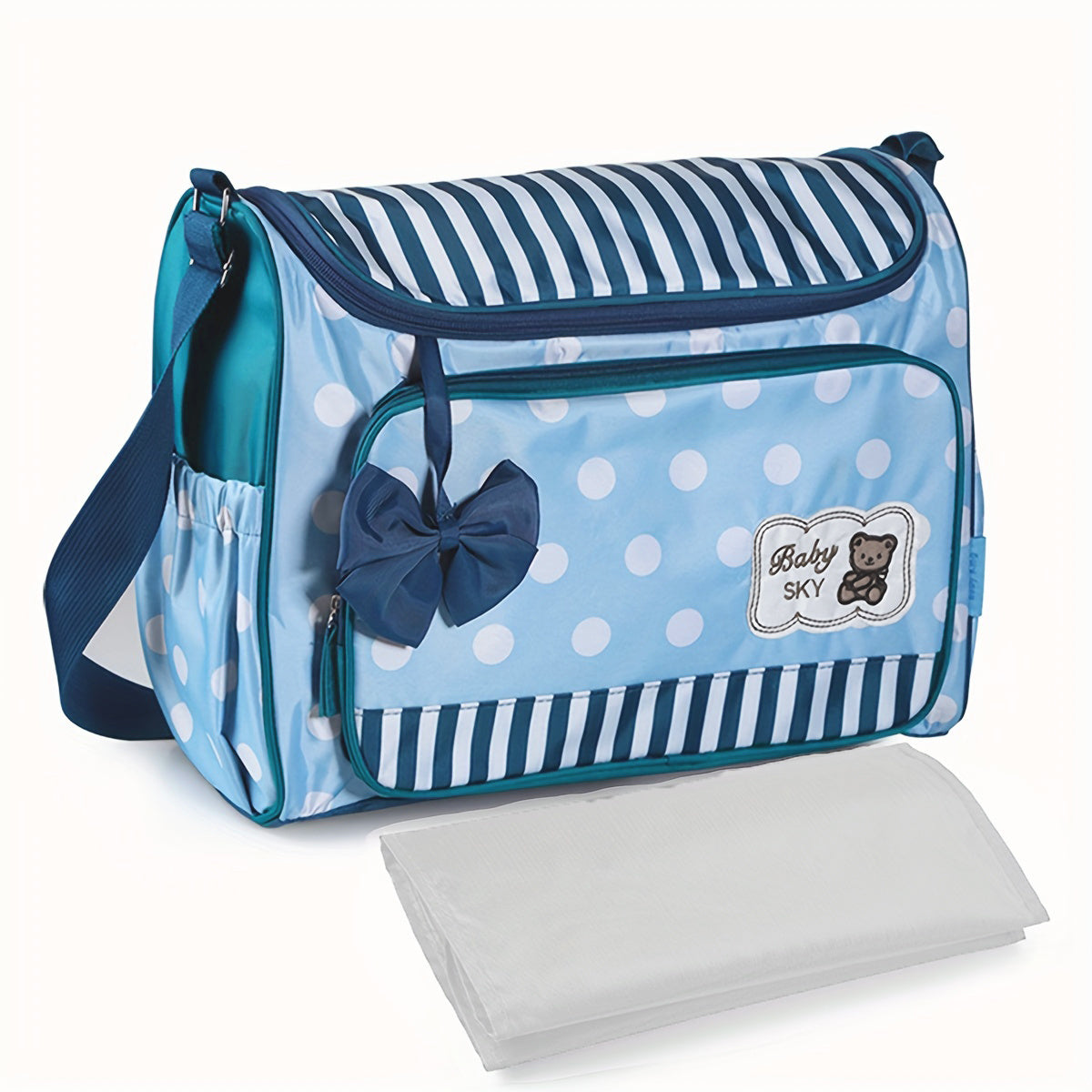 Large Polka Dot Mommy Bag with Large Capacity