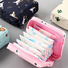 Bear Portable Sanitary Napkin Storage Bag Waterproof Organizer Girls Cartoon