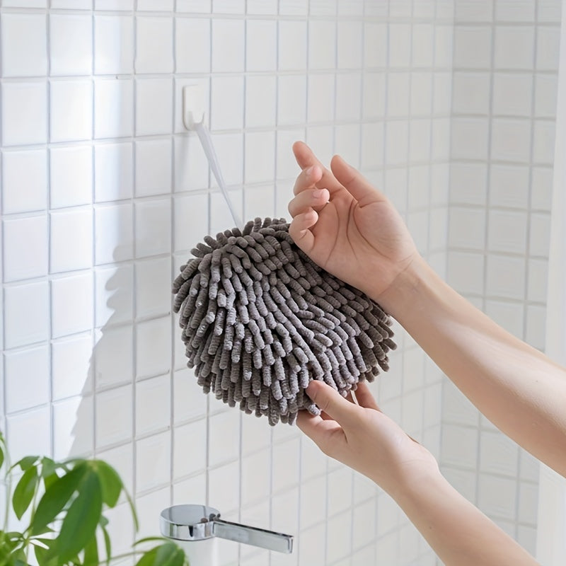 Quick Drying Grey Hand Towels - Absorbent and Soft - Set of 1
