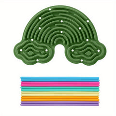 Silicone Space Sensory Board Toy with Astronaut & Planets