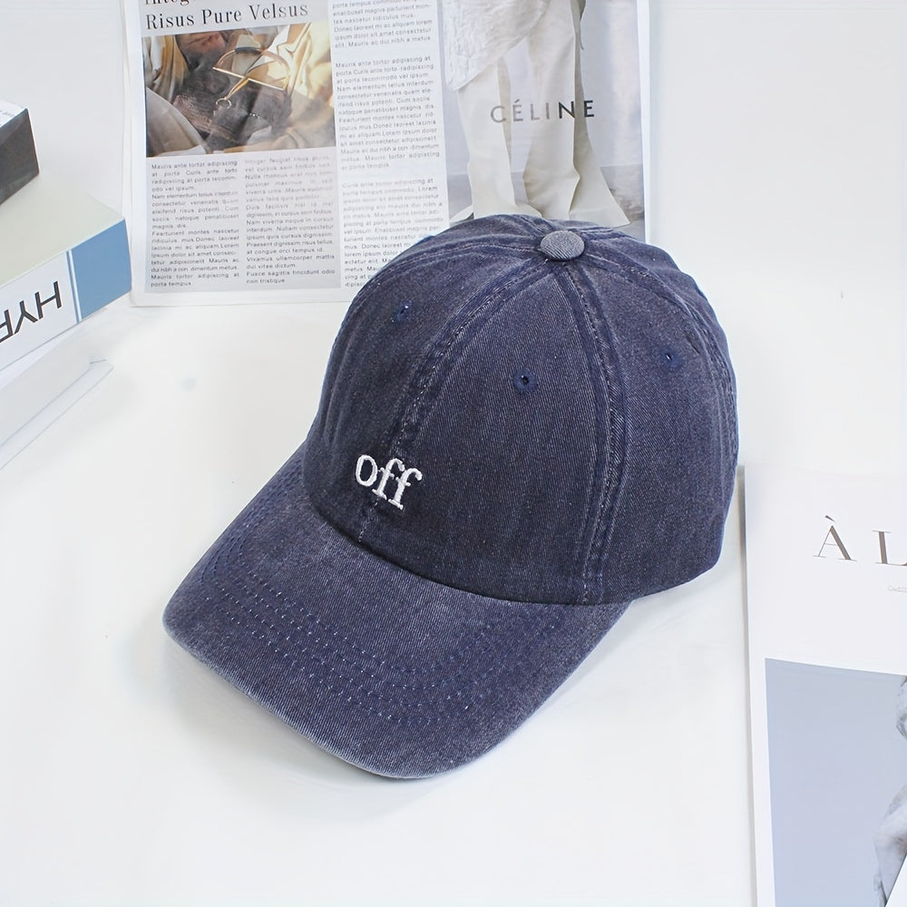 Embroidered Baseball Cap for Men and Women