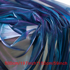 1pc Organza Fabric Laser Illusion Mesh Fabric Dress DIY Flash Stage Wedding