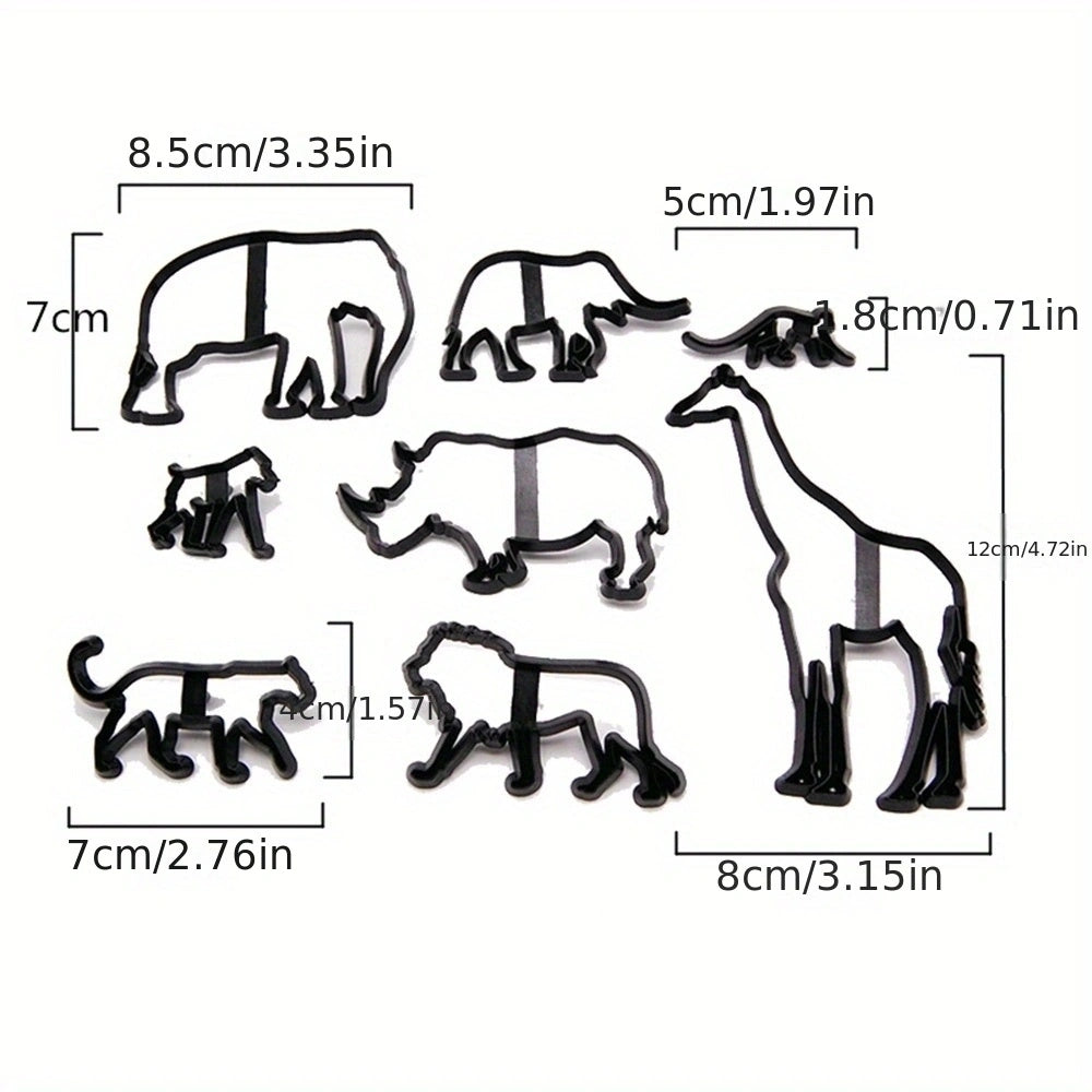 9 Styles Fondant Cake Decorating Molds Set Plastic Cutter Baking Tools