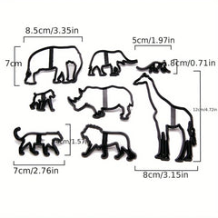 9 Styles Fondant Cake Decorating Molds Set Plastic Cutter Baking Tools