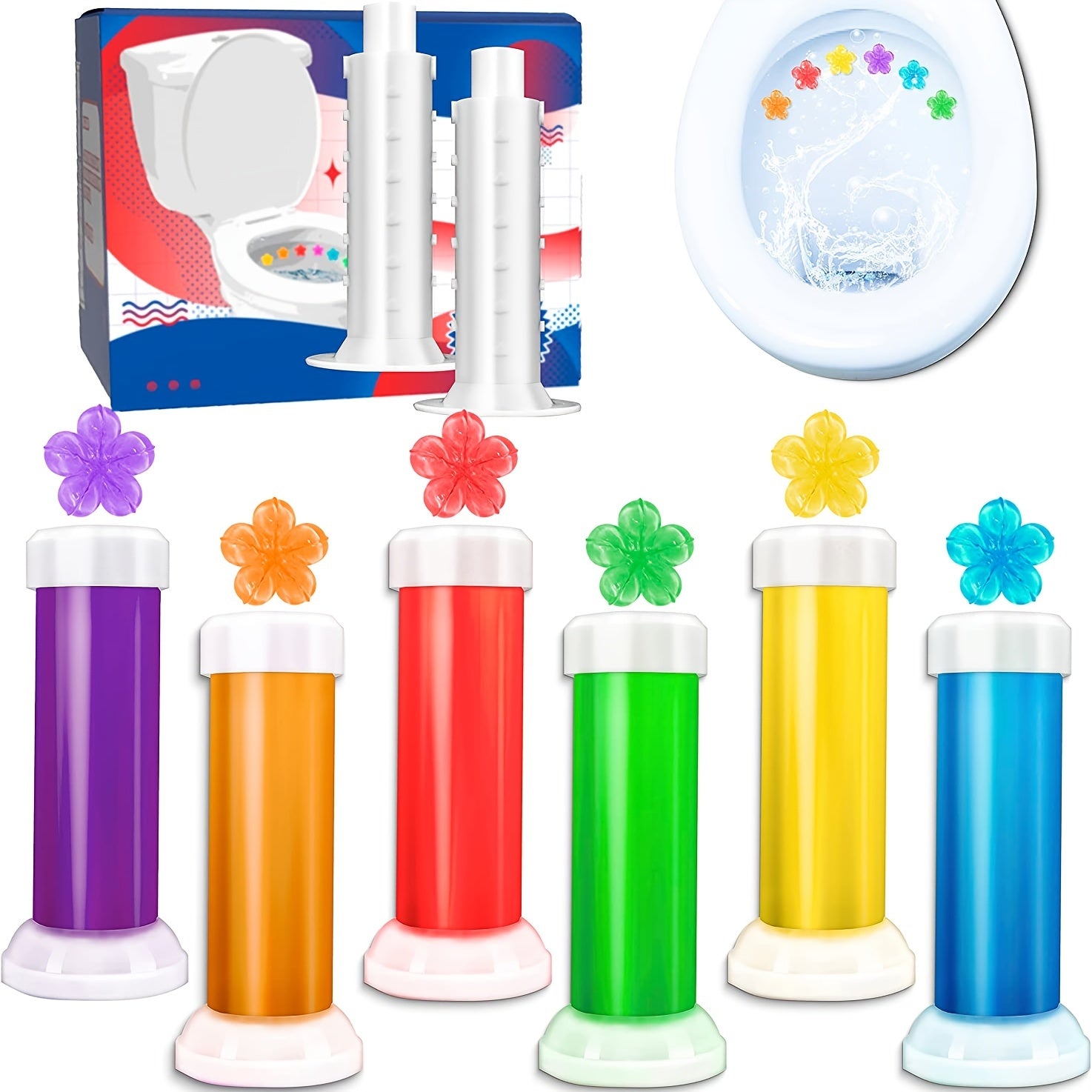 Toilet Flower Fragrance Bathroom Deodorizer