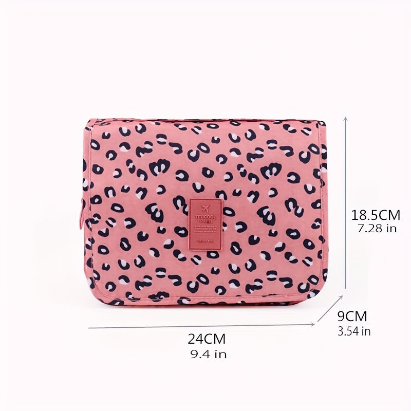 Waterproof Cosmetic Bag with Hook for Travel Toiletries