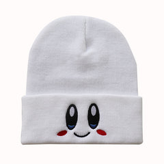 1pc Smiling Knitted Beanie Hat for Adults - Couple Winter Cap