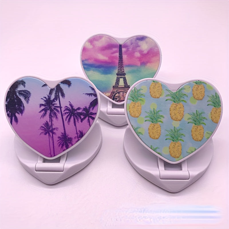 Heart Shaped Phone Holder 360 Rotating Desktop Phone Holder, Ideal Birthday Gift