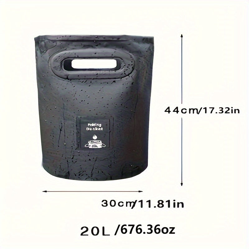 Portable Collapsible Bucket 5 Gallon Folding Water Container for Camping