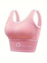 3 Pack Wireless Shockproof Sports Bra - Full Coverage High Performance