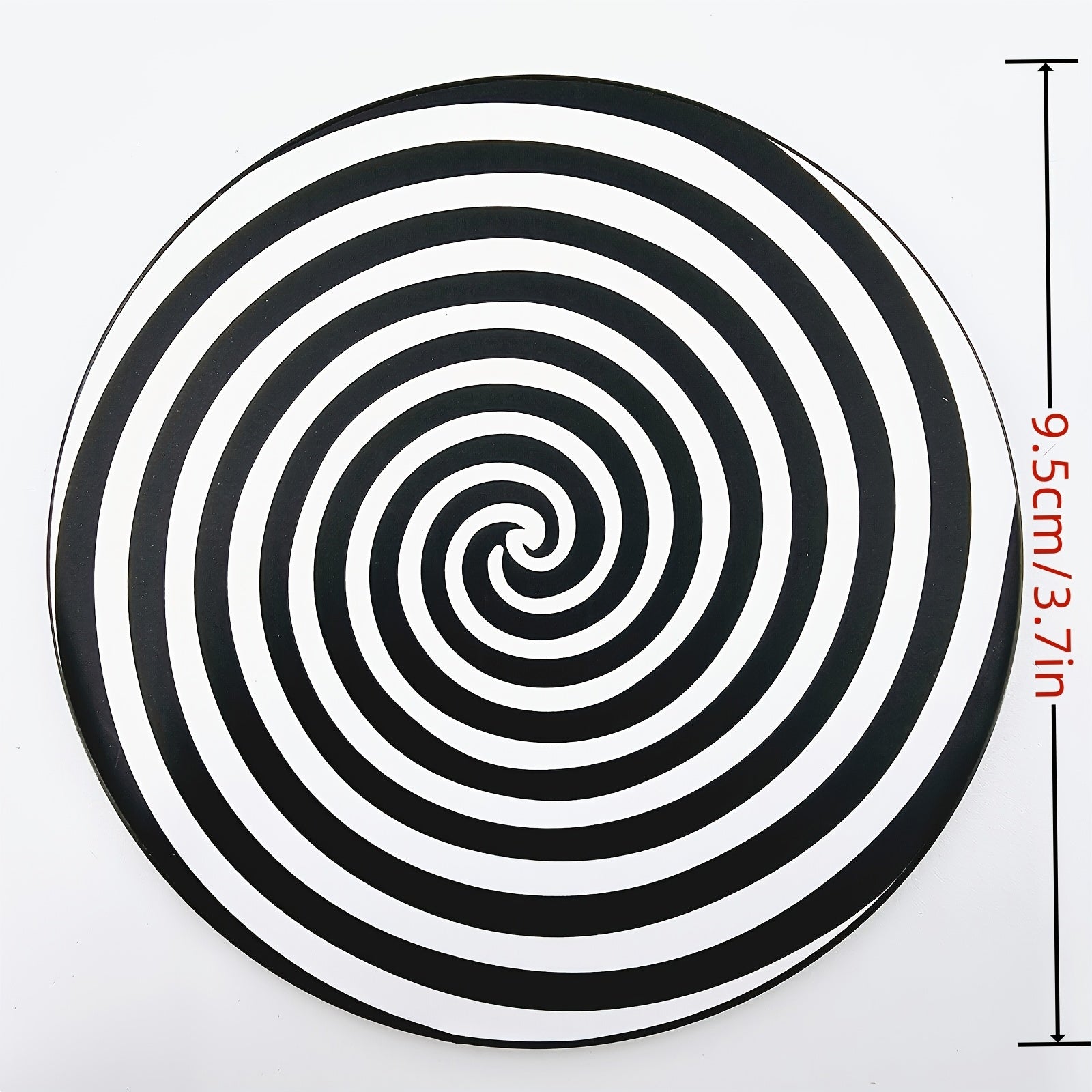 Hypnotic Illusion Disc Toy Spiral Stage Performance Prop