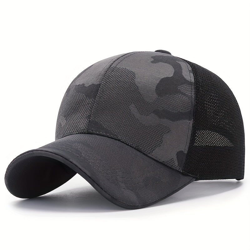 Men's Camouflage Baseball Cap for Outdoor Fitness