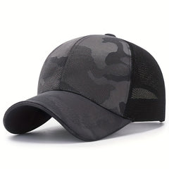 Men's Camouflage Baseball Cap for Outdoor Fitness
