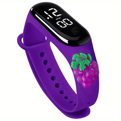 Cartoon Animal Silicone LED Watch Waterproof Decorative Gift For Girls