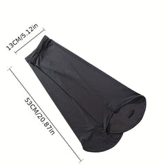 Sunscreen Fingerless Gloves for Women, Solid Color Cycling Sports Gloves