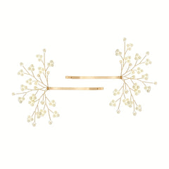 Faux Pearl Tree Hairpin Bridal Hairpin Women Girls Wedding Party Hair Clip