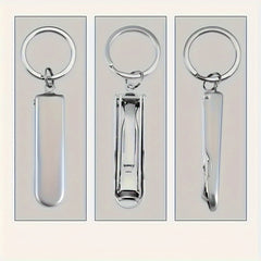 Portable Folding Nail Clipper Keychain Ultra thin Nail Clipper Trimmer