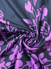  Floral Print High Rise Skinny Yoga Pants