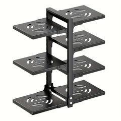 Adjustable Pan Pot Rack Holder Heavy Duty Pot Organizer Kitchen Accessories