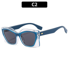 Vintage Square Cat Eye Womens Sunglasses UV400 Protection