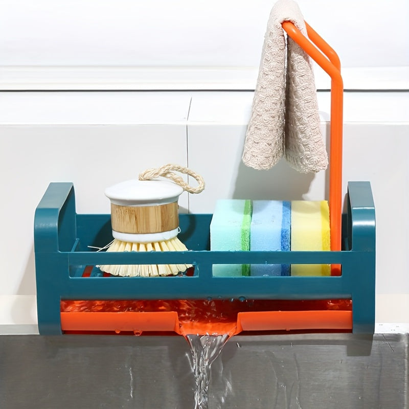 Sponge Holder Sink Storage Rack Kitchen Sink Caddy Organizer