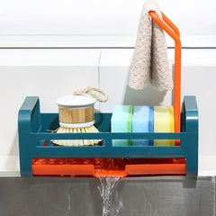Sponge Holder Sink Storage Rack Kitchen Sink Caddy Organizer
