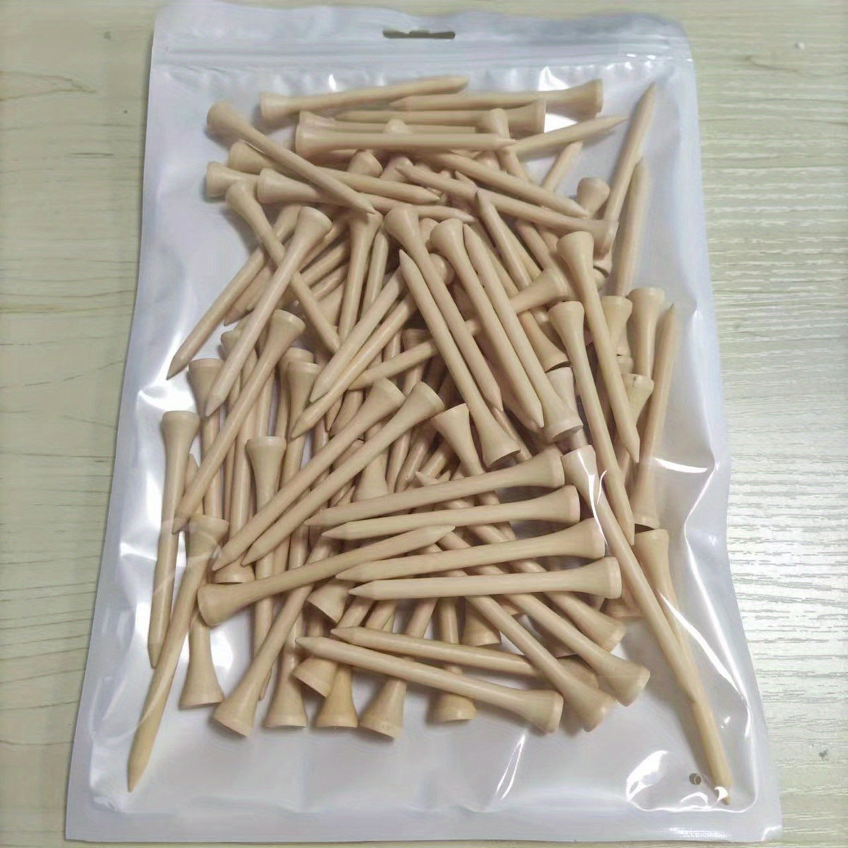 100 Pcs Wooden Golf Tees Environment Friendly For Golf Training