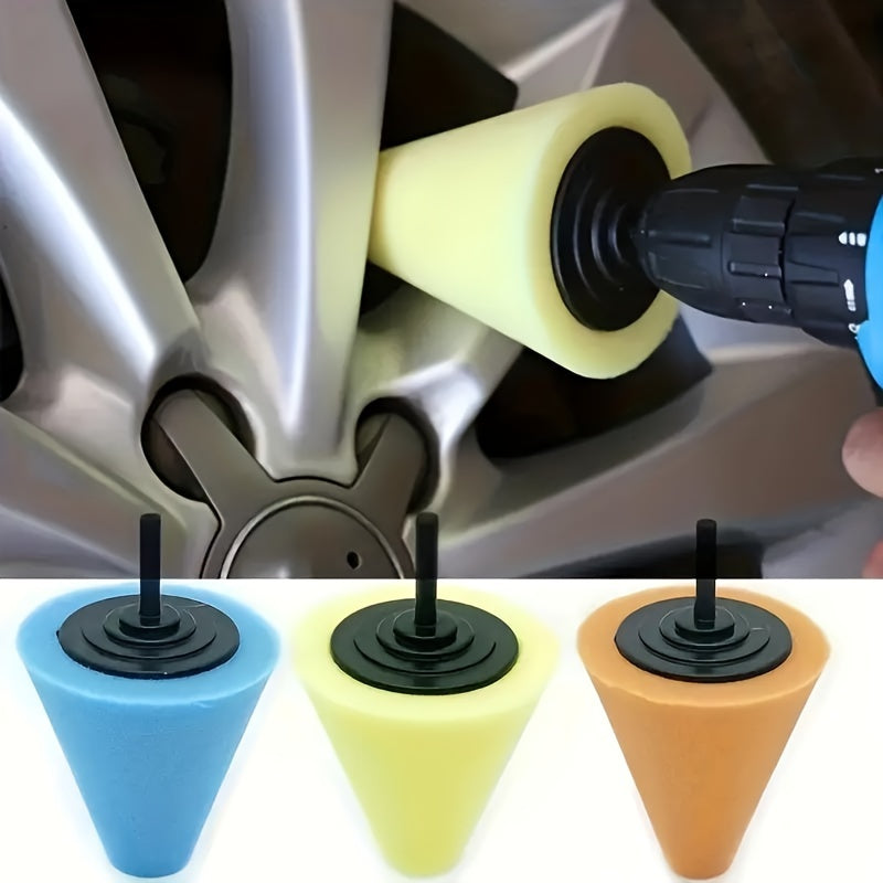 Car Hub Wheel Polishing Sponge Grinding Head Dead Angle Metal Plastic