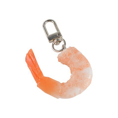 Realistic PVC Shrimp Leg Keychain Pendant