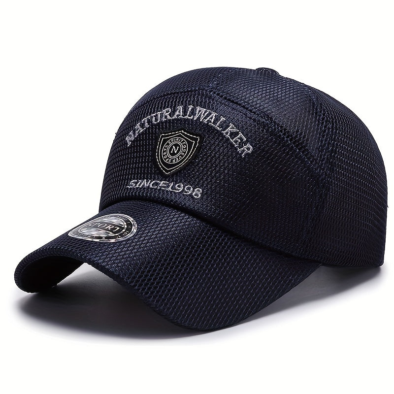 Embroidered SINCE1998 Men's Breathable Mesh Sun Protection Baseball Cap