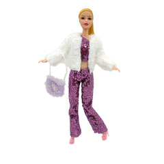 Noble Doll Set with Clothes, Bag, Shoes - Christmas Toy