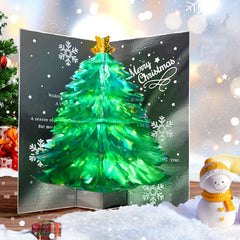 3D Christmas Greeting Card Creative Gift Tree Card