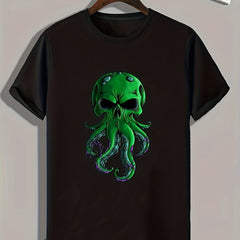Monster Print Men's Graphic T shirt Casual Comfy Tees For Summer