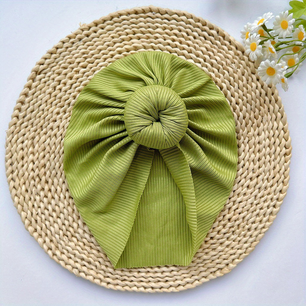 Soft Elastic Strip Flower Baby Hat For Girl