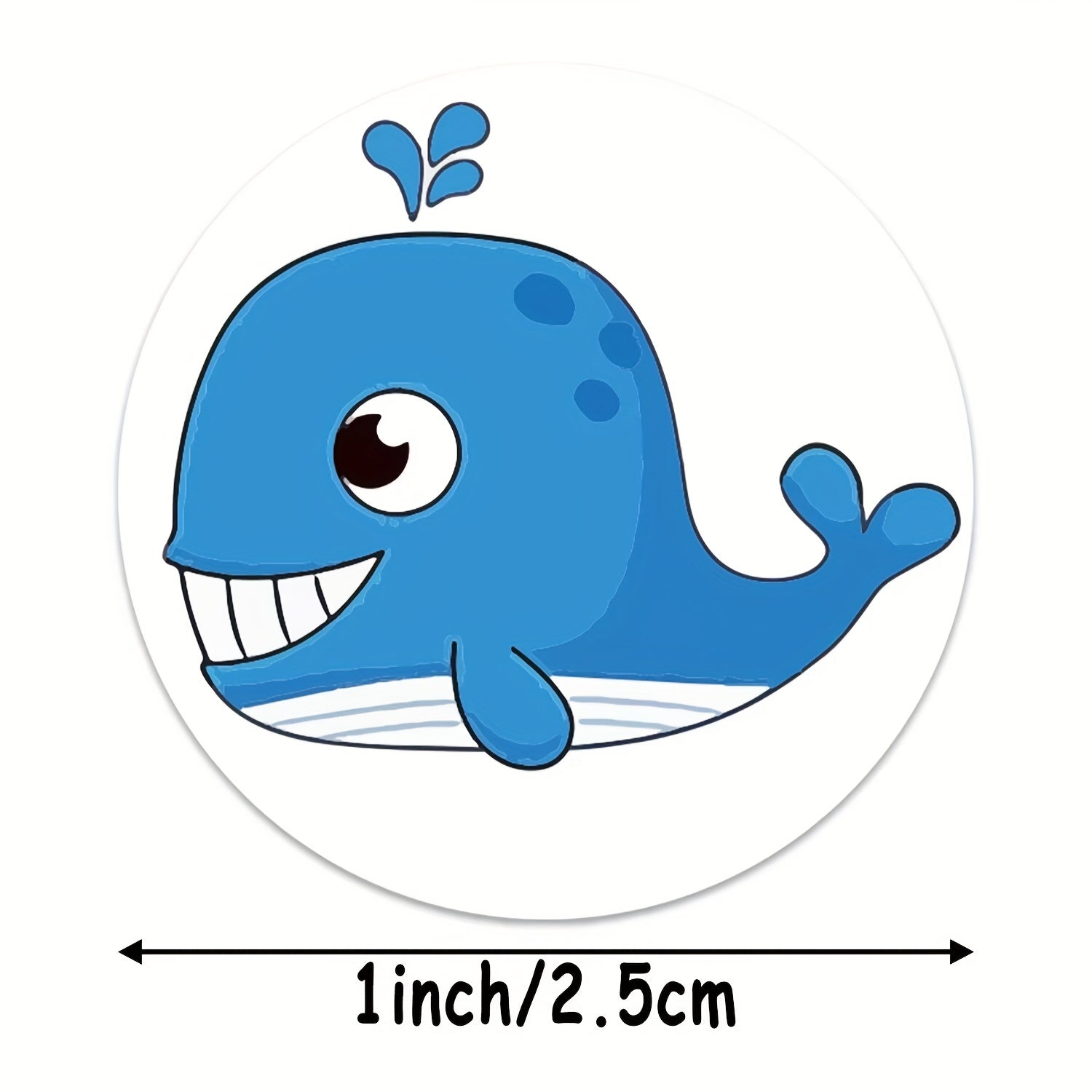 500pcs Animal Card Stickers Self-adhesive Decorative Labels