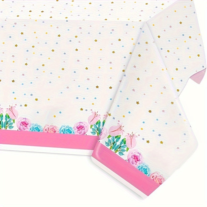 Unicorn Tablecloth for Birthday Party Decoration