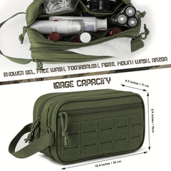 Tactical Toiletry Bag Oxford Cloth Casual Portable Shaving Dopp Kit