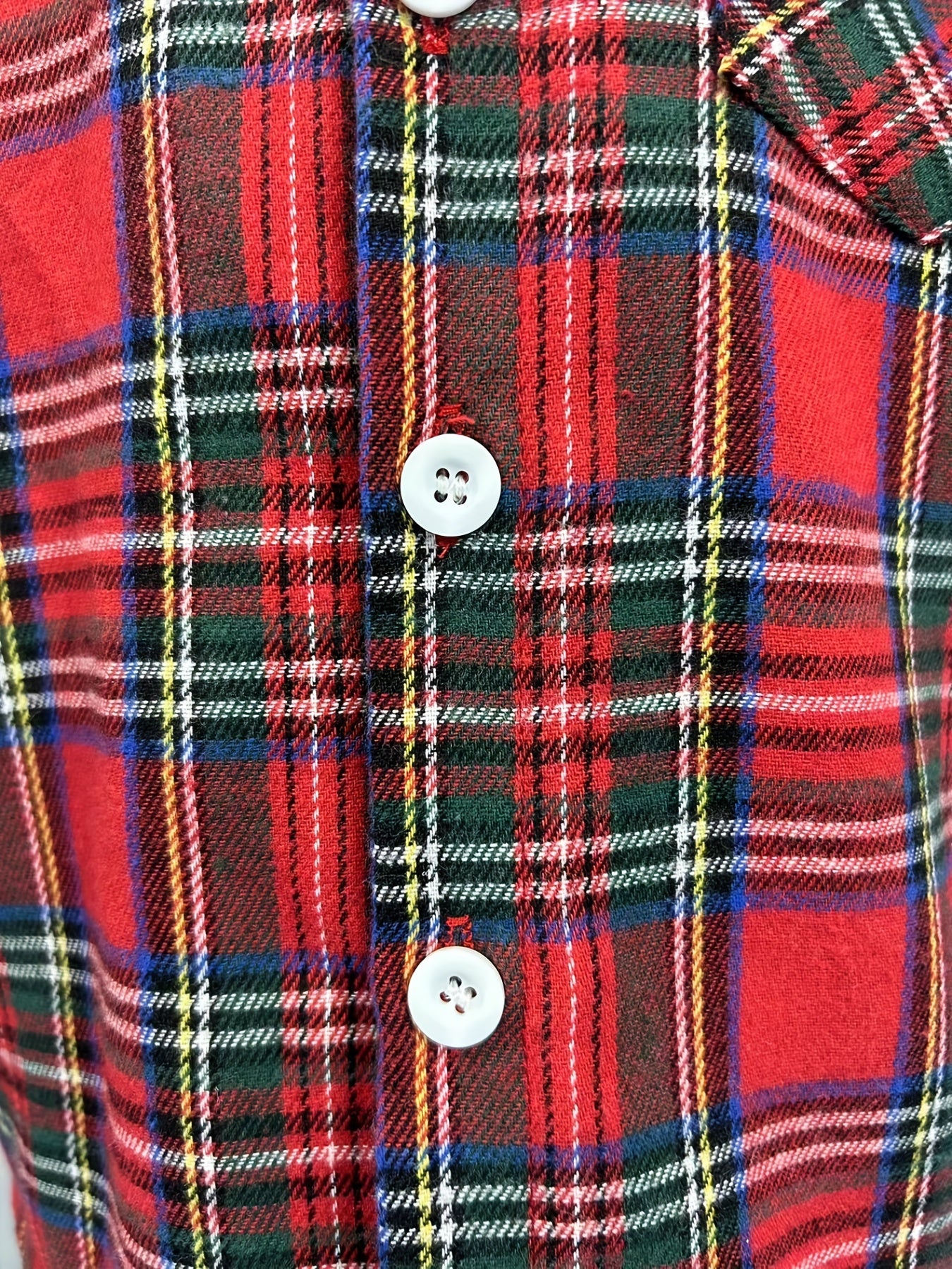 Boys Santa Plaid Shirts Long Sleeve Button Down Tops Spring Fall Outwear