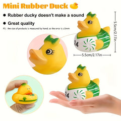 Colorful Rubber Ducks Toys for Kids - Bath, Birthday, Baby Showers