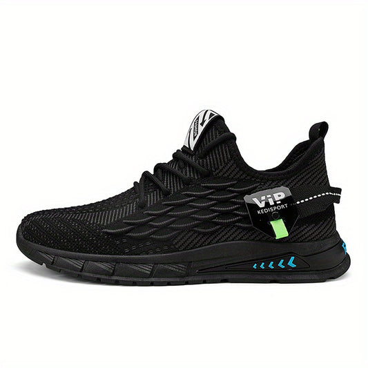 Men's Fish Scale Lace-Up Sneakers Comfortable Walking Shoes